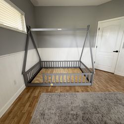 Tent Floor Bed Full Size Montessori Floor Bed