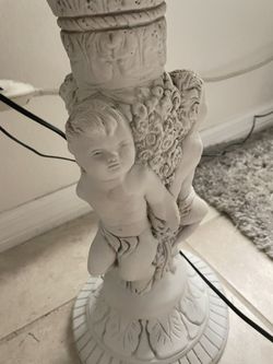 Vintage Cherub Marble Table