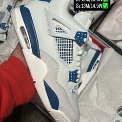 Jordan 4 Military Blue Sz 8-13M