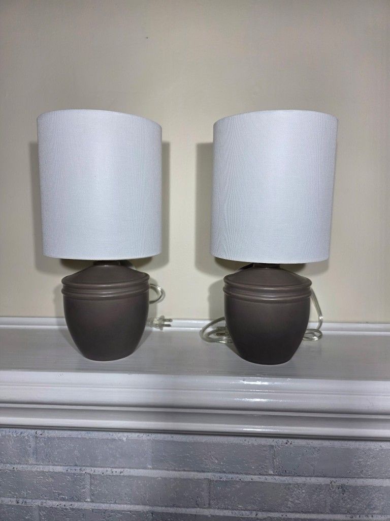Set Of 2 Threshold Nightstand Lamps (AA)