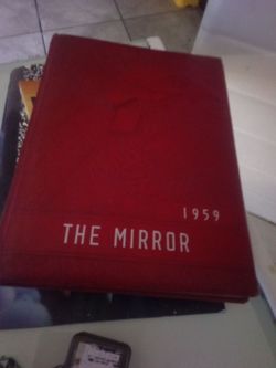 The school yearbook from 19 59 the school yearbook