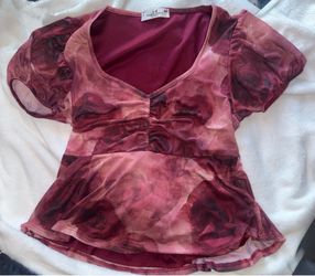 Radiant Promise mesh blouse