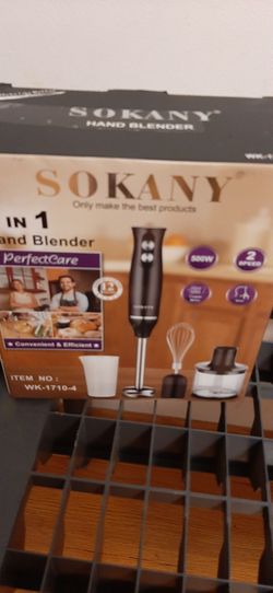 SOKANY 4-in-1 Hand Blender —New