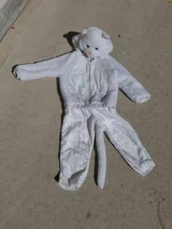 White kitty costume 2/4 child