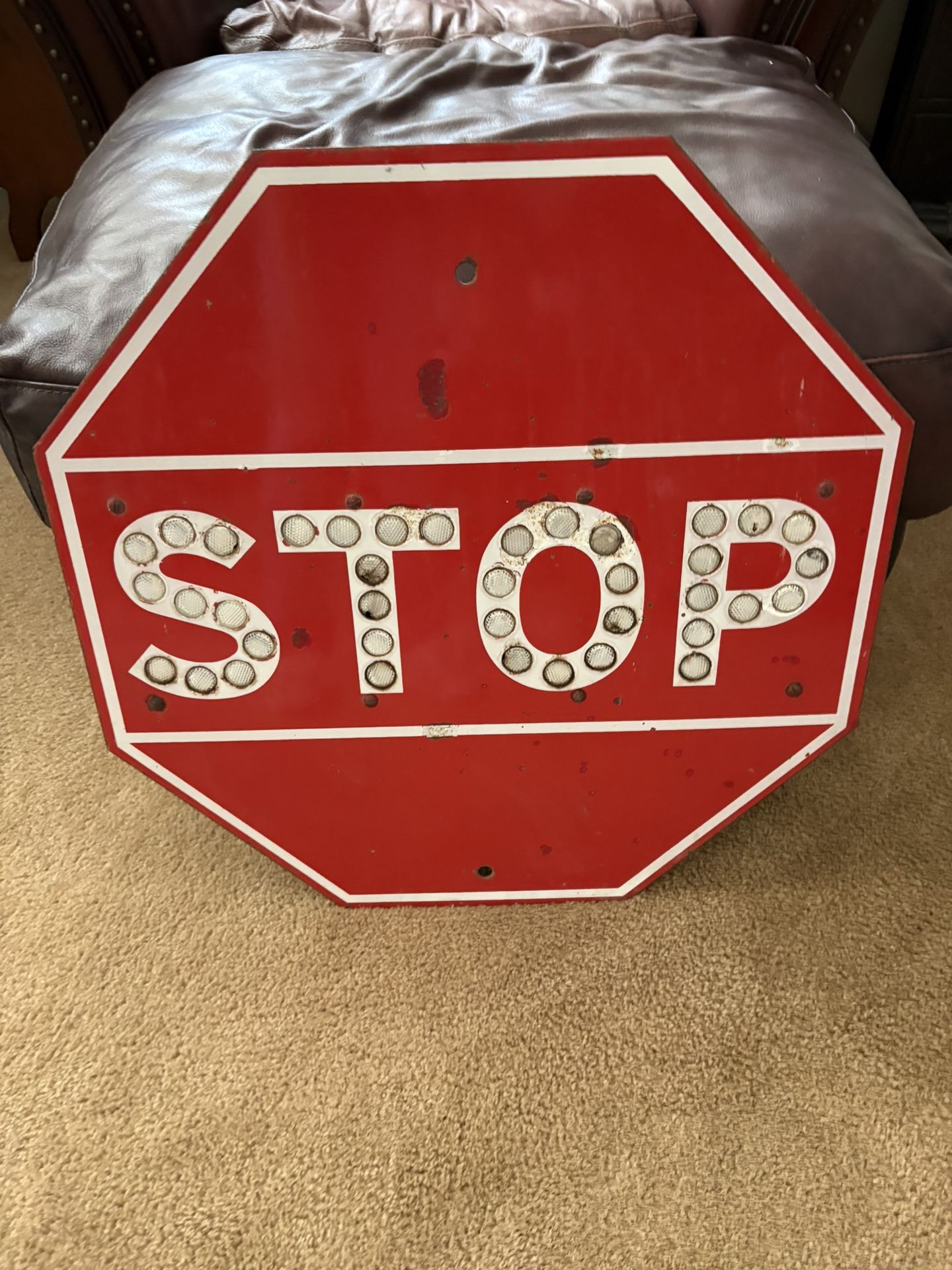 24 Inch Porcelain Stop Sign