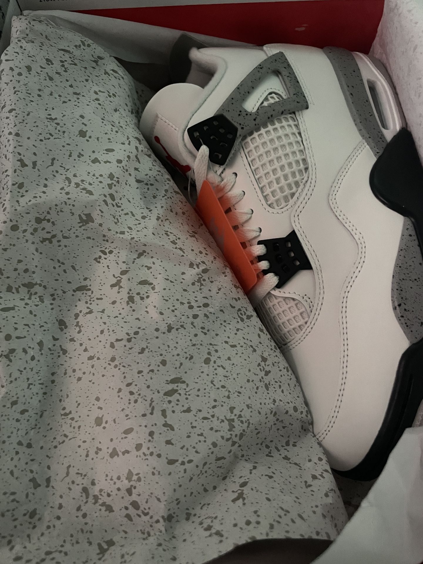 Jordan 4 White Cement Size 9.5 BRAND NEW WITH BOX