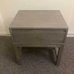 Grey End Table