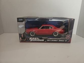 1/24 Jada Fast & Furious Dom's Chevy Chevelle SS Red Die Cast