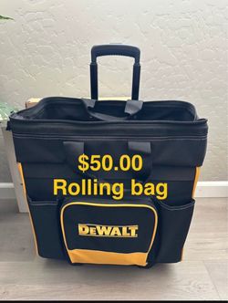 Dewalt rolling bag $50.00 new