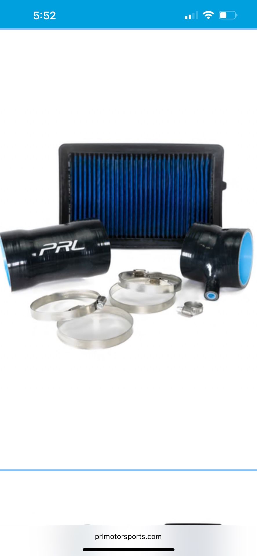 2023+ Honda Civic Type R FL5 PRL Stage 1 Intake