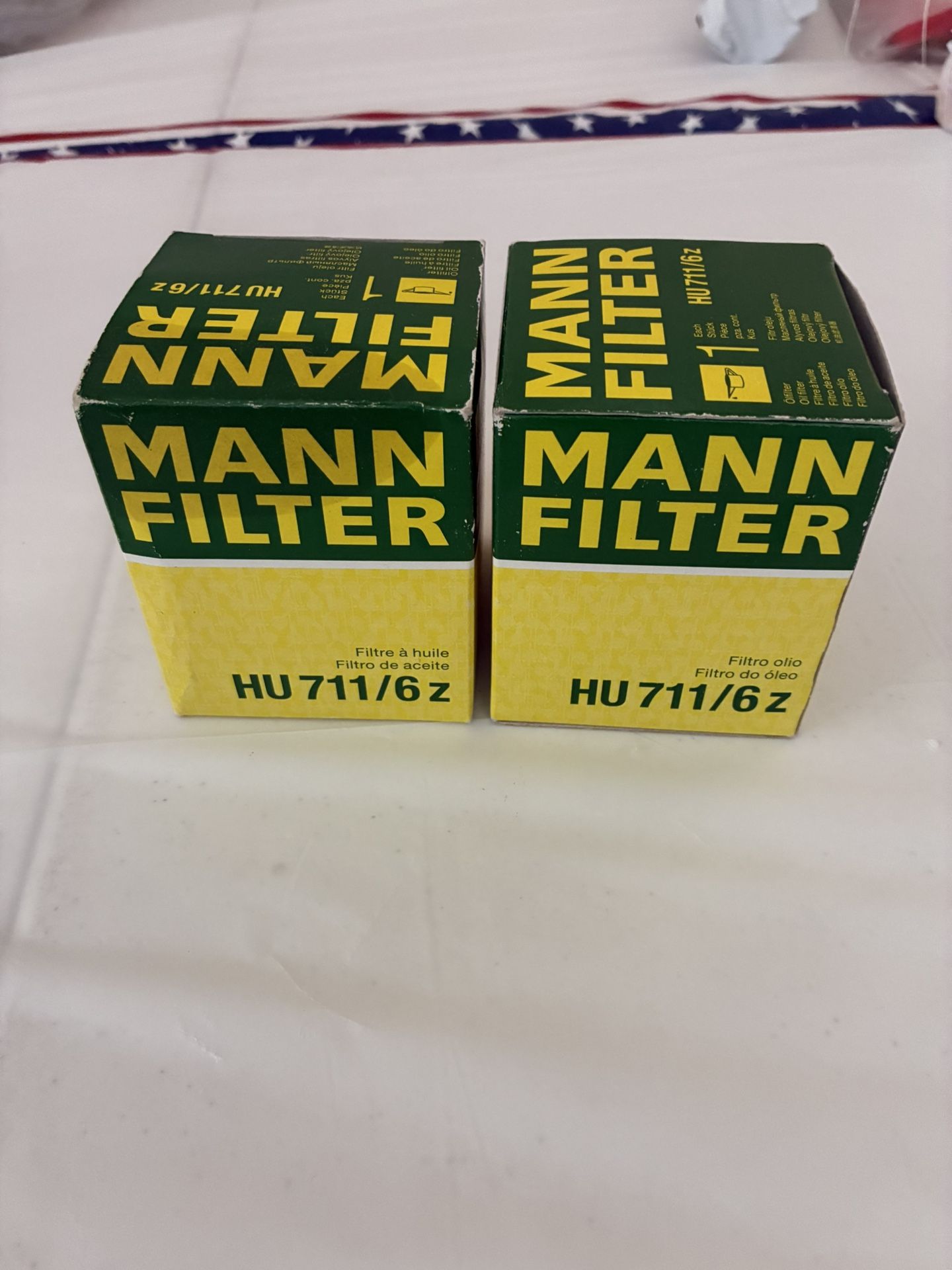 2 Mercedes Benz Engine Oil Filter Kit  270 180 01 09 Updated HU711/6z