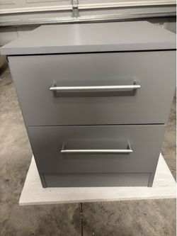 Gray Nighstand