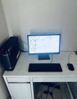 Computer PC with Desk