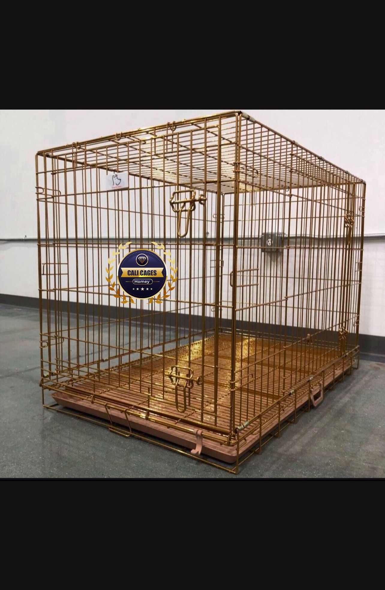 Dog Crate Wire Folding. Size 42” In With Grid And Tray New In Box 📦