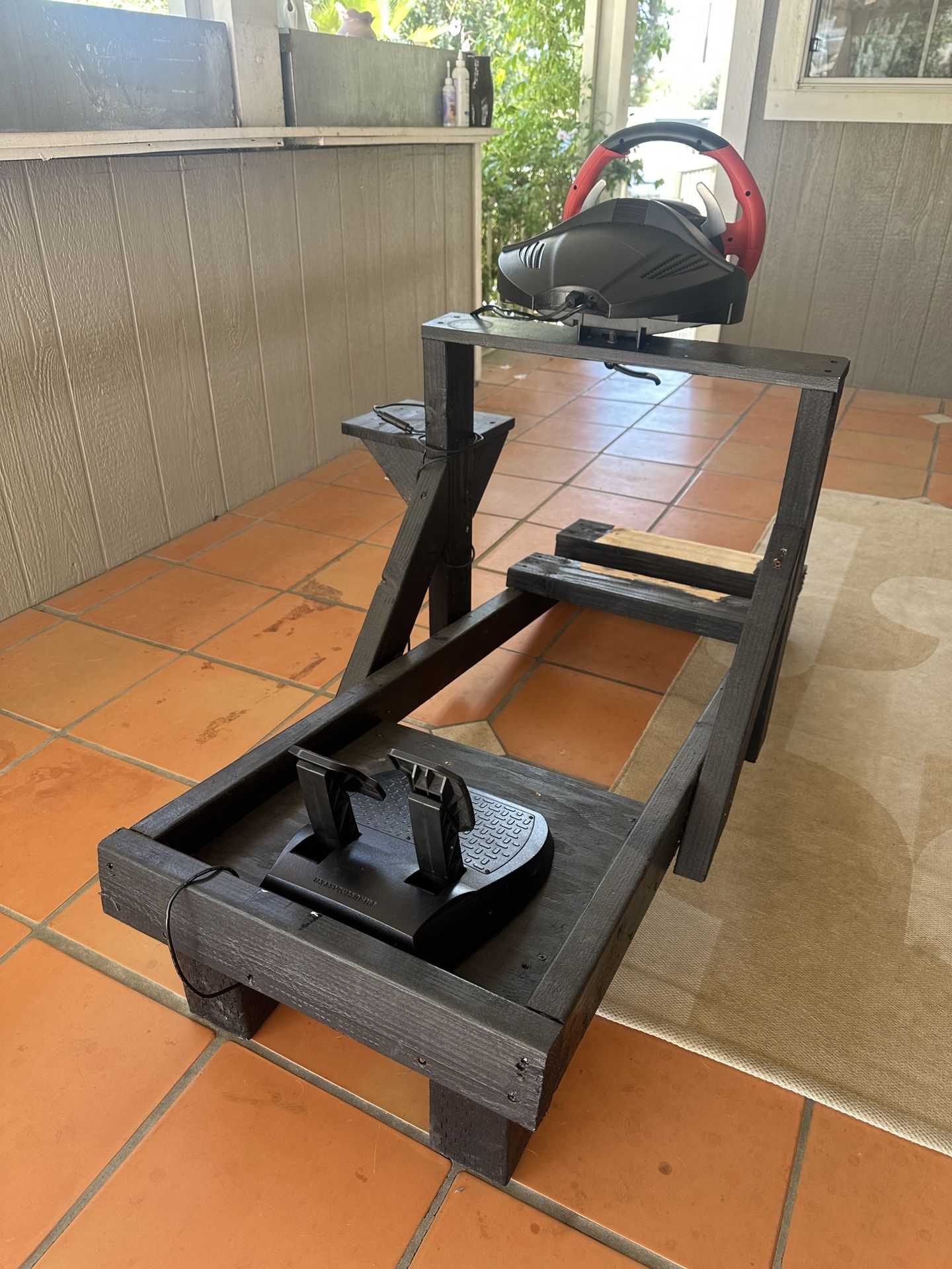 Sim Racing DIY Cockpit / Thrustmaster Ferrari Spider 458 Wheel/Pedal Set