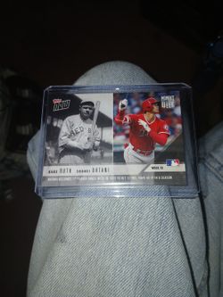 Babe Ruth And Ohtani Card
