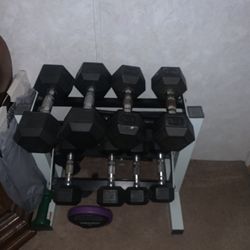 dumbbell set