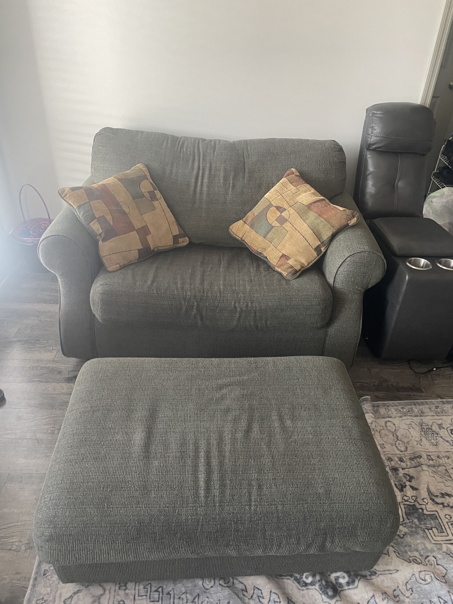 Love Seat + Ottoman
