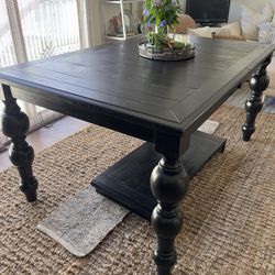 New! Solid Wood FARMHOUSE DINING TABLE & Extension-DELIVERY AVAILABLE! 