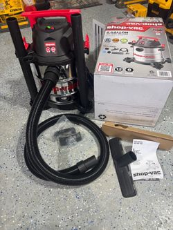 Shop Vac 6 Gallon Wet Dry Vacuum 5.0 Peak HP Stainless Steel Tank BRAND NEW