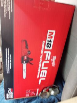 Milwaukee brand new 18 Chainsaw
