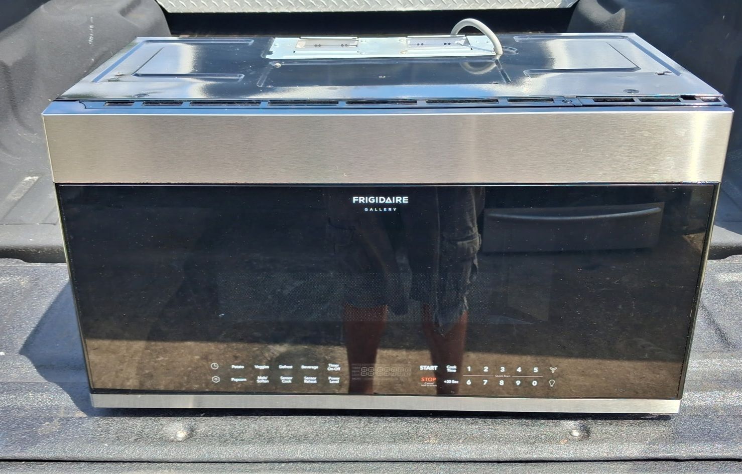 Over range microwave