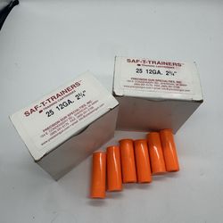 Training Dummy Rounds Practice Safe Loading Firing Close Shotgun 12ga-25pcs