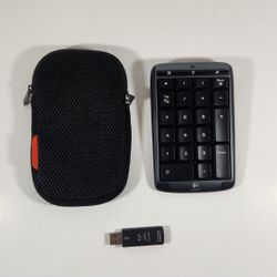 LOGITECH 2.4Ghz CORDLESS NUMBER PAD (contact info removed)17 WIRELESS KEYBOARD USB