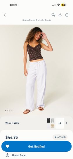Hollister linen pant