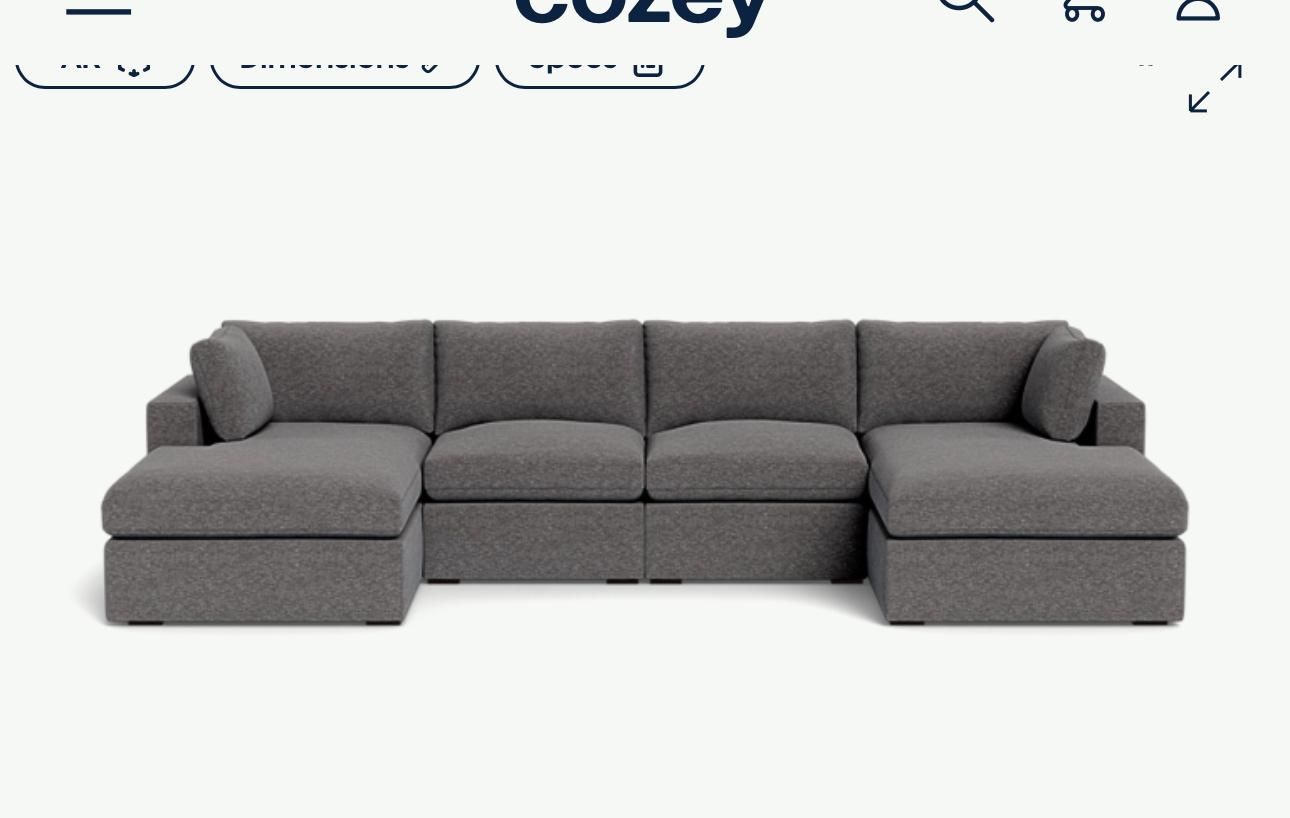 king size bed, dining table and sofa