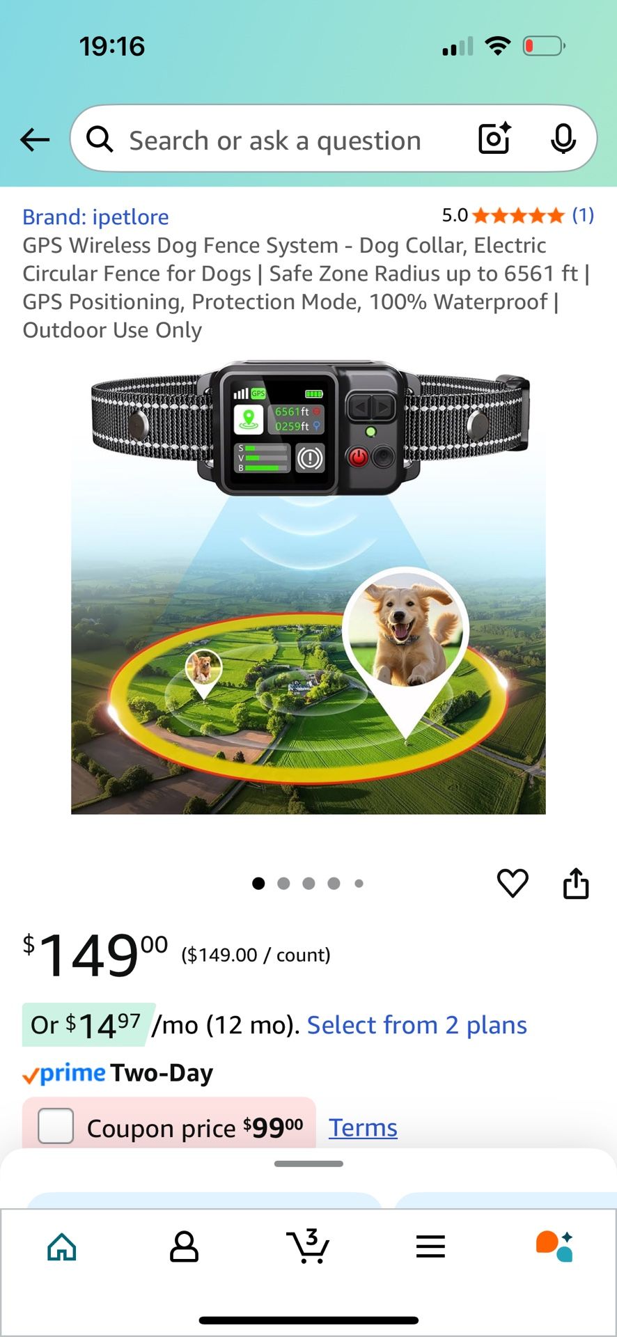 Dog GPS Wireless Fence