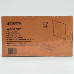 Accuteck 8250 High Accuracy Digital Shipping Scale Large LCD Reader Up To 50 Lbs