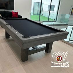 BRAND NEW IN BOX 8ft Pool Table - Delivery/setup, Any Color Felt & Accessory Kit Included