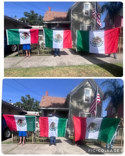 Mexico flags / Banderas Mexicana  ($15, $35 & $50)
