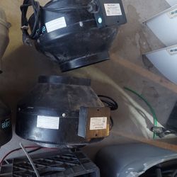 Hydroponic Inline Duct Fans 