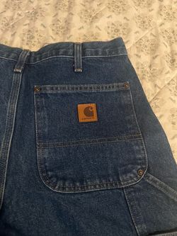 Carhartt Dark Wash Denim Jeans  - Mens Slim Fit 32x32