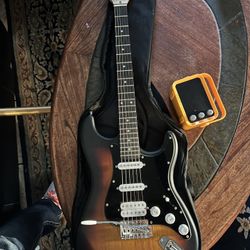 Electric Guitar And Speaker 