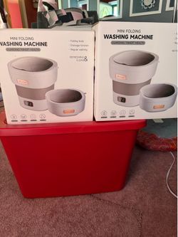 Mini compact washing machines.
