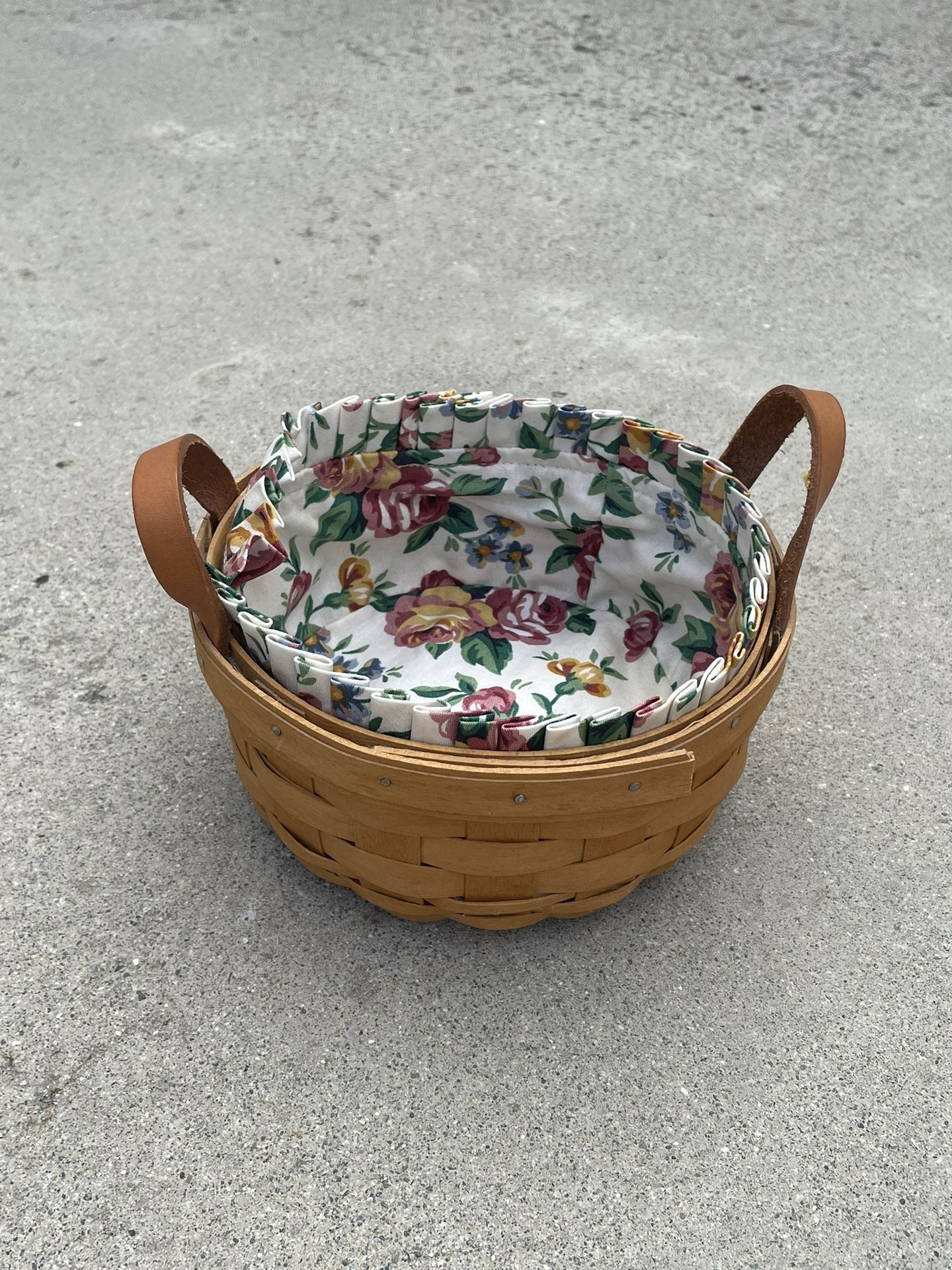 Small Round Woven Basket