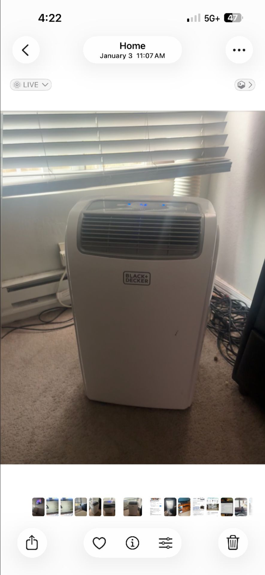 $160 BLACK+DECKER Portable Air