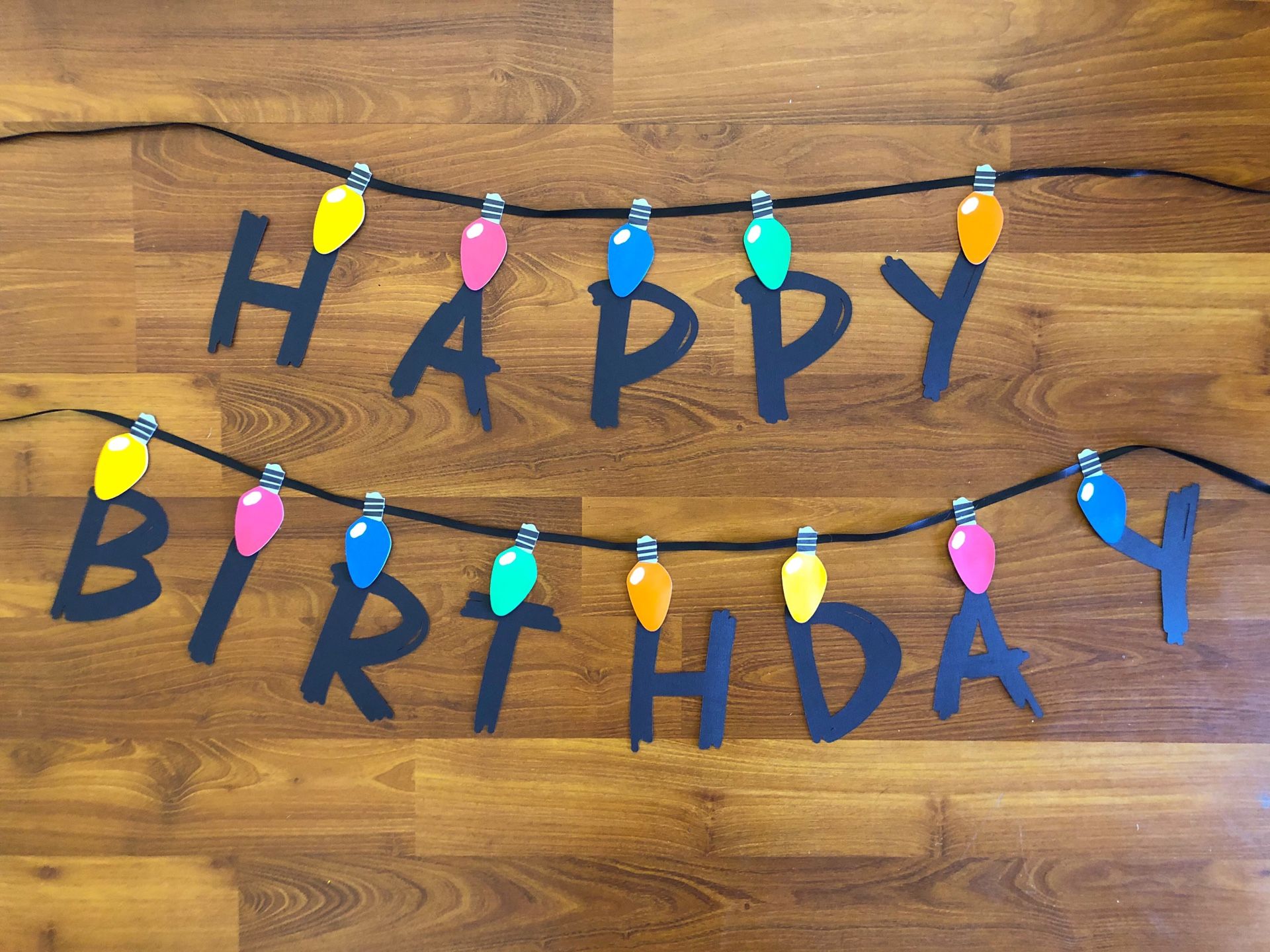 Stranger Things Party Banner