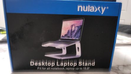 Desktop laptop stand