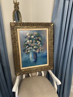Vintage floral painting
