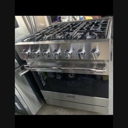 Viking Stainless Steel Stove 