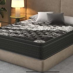 🛏️🔥 12” Queen Hybrid Firm Mattress – Premium Support & Cooling Comfort 🔥