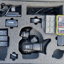 Canon c300 w/Cards, Batteries & Extras!