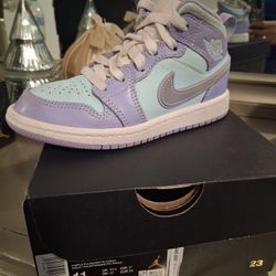 Aire Jordan 1 Aqua Purple