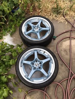 Volk SF Challenge 2pc rims set of 4