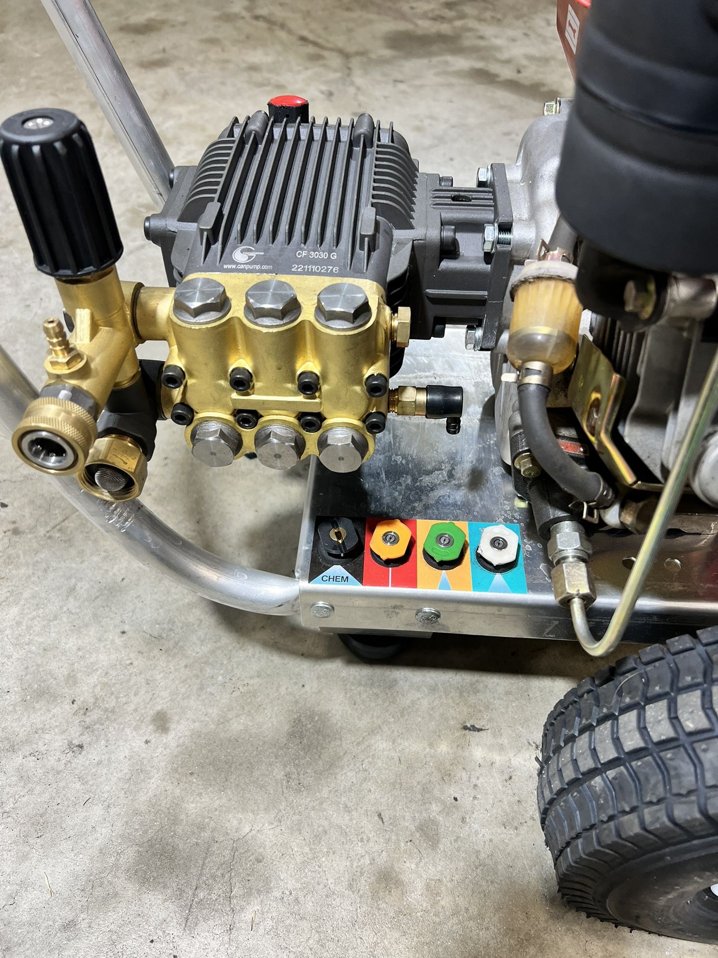 Diesel Powered Pressure Washer.