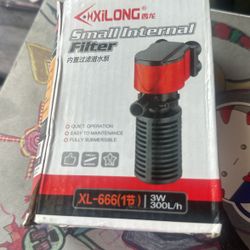 Small Internal Filter For Fish Tank. 
